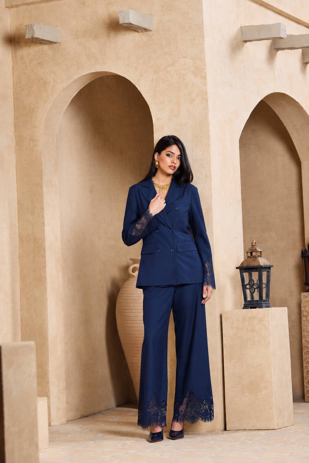 Saanjh Blzer -Blue
