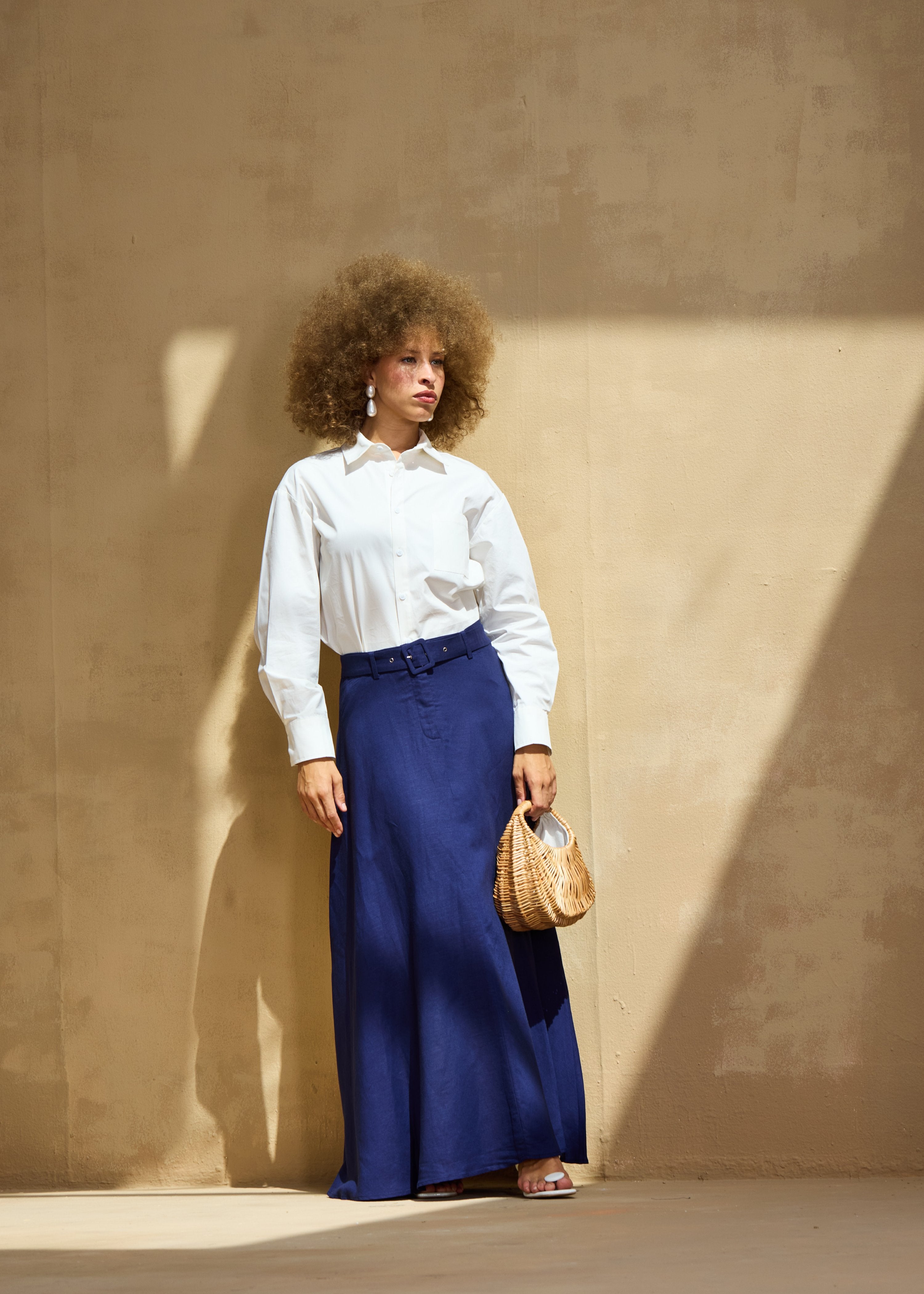 Raina Skirt - Premium Linen Skirt