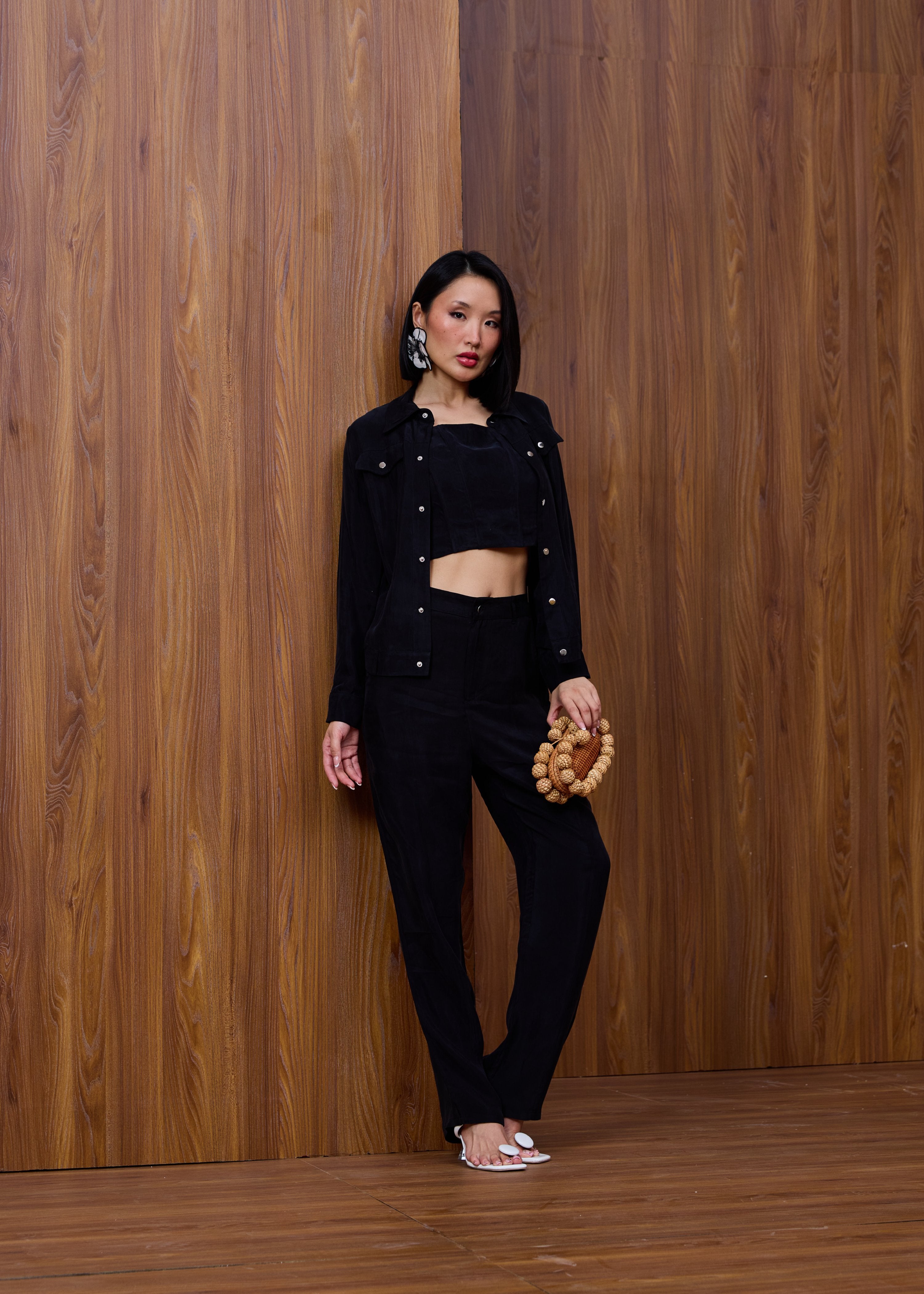 Black Pants - Premium Cupro Fabric