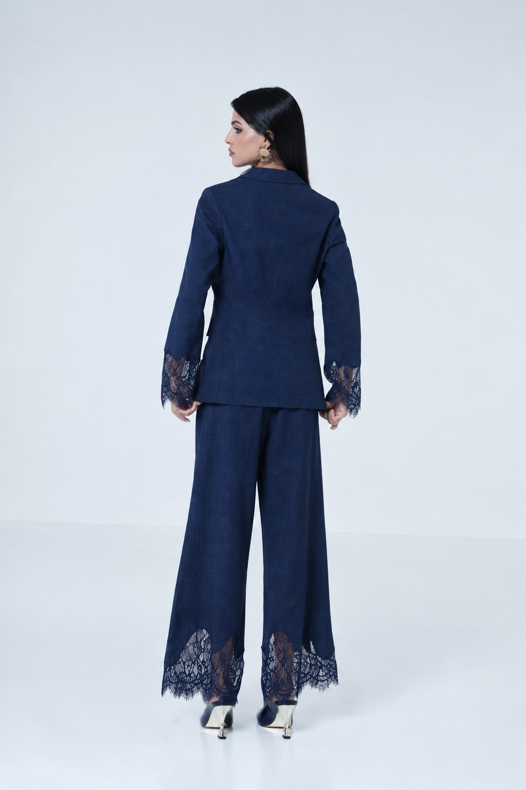 Saanjh Pant-Blue
