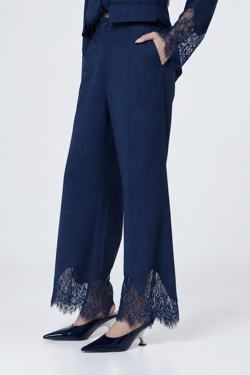 Saanjh Pant-Blue