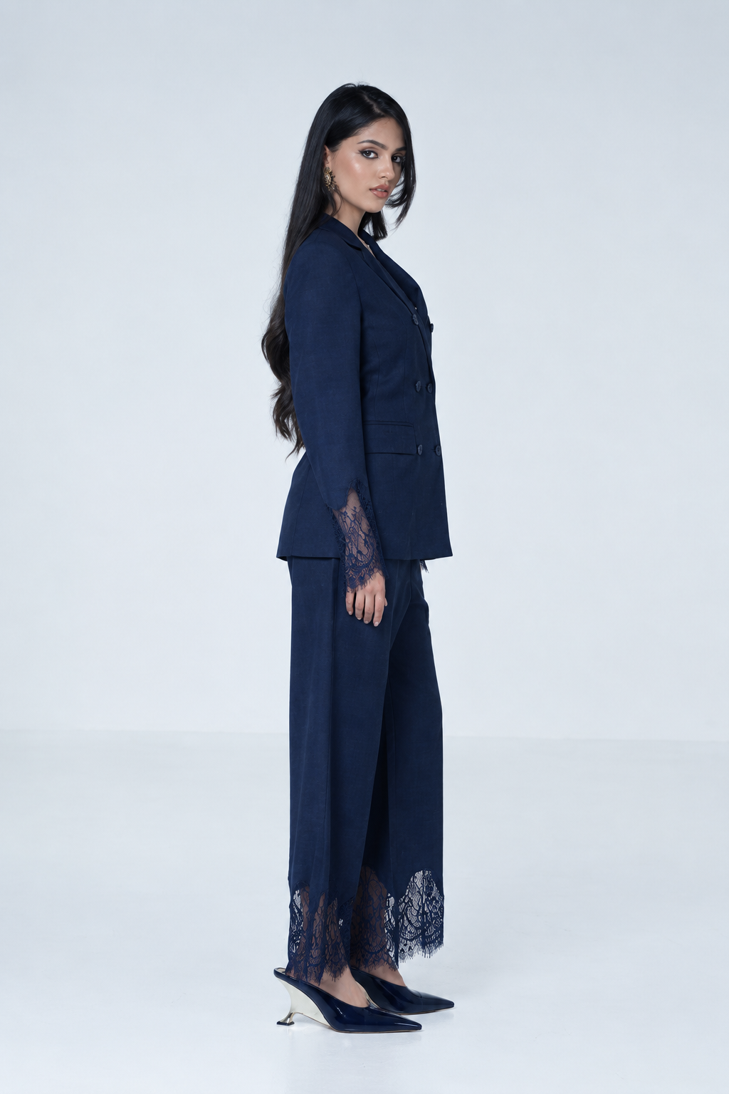 Saanjh Pant-Blue