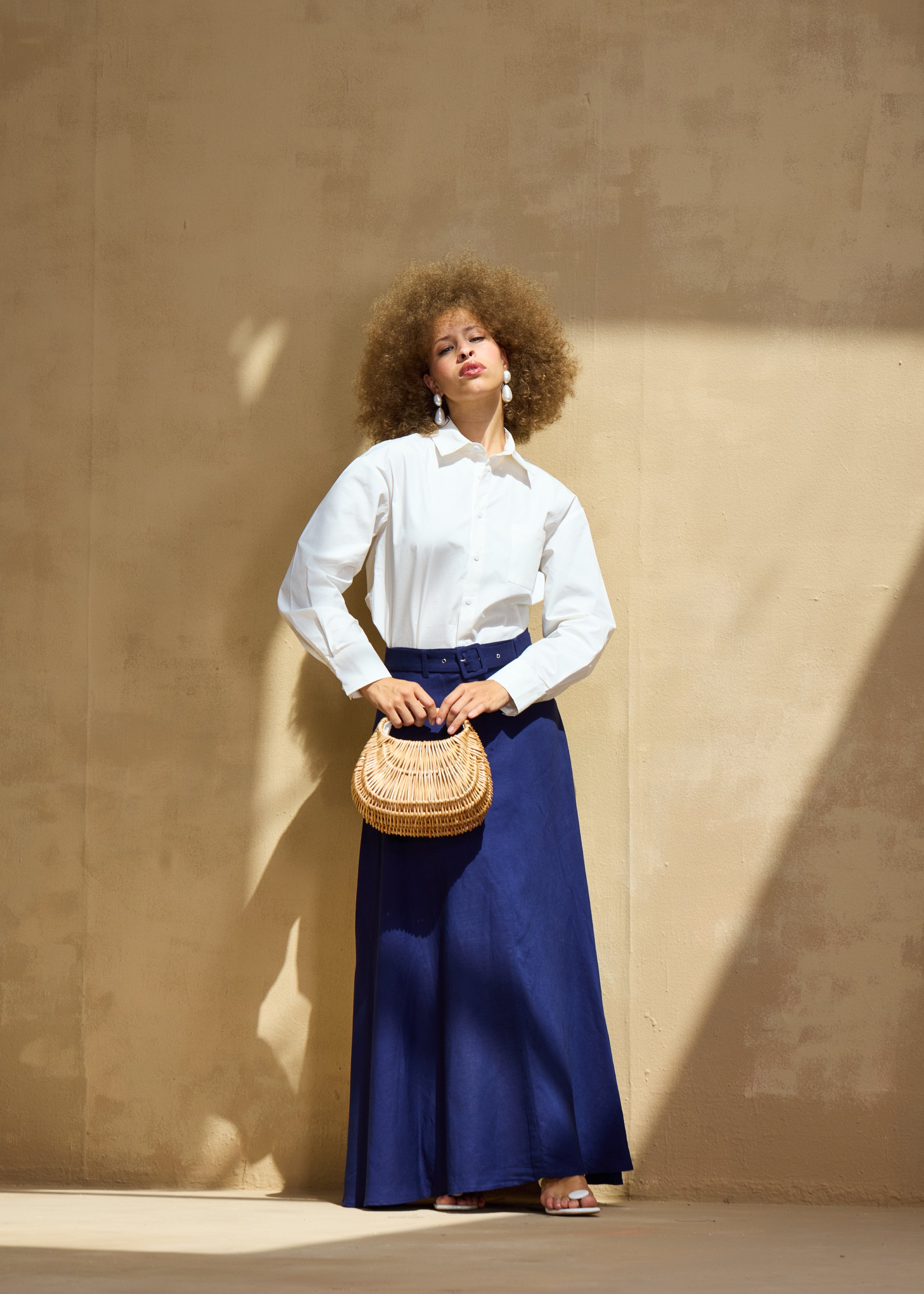 Raina Skirt - Premium Linen Skirt