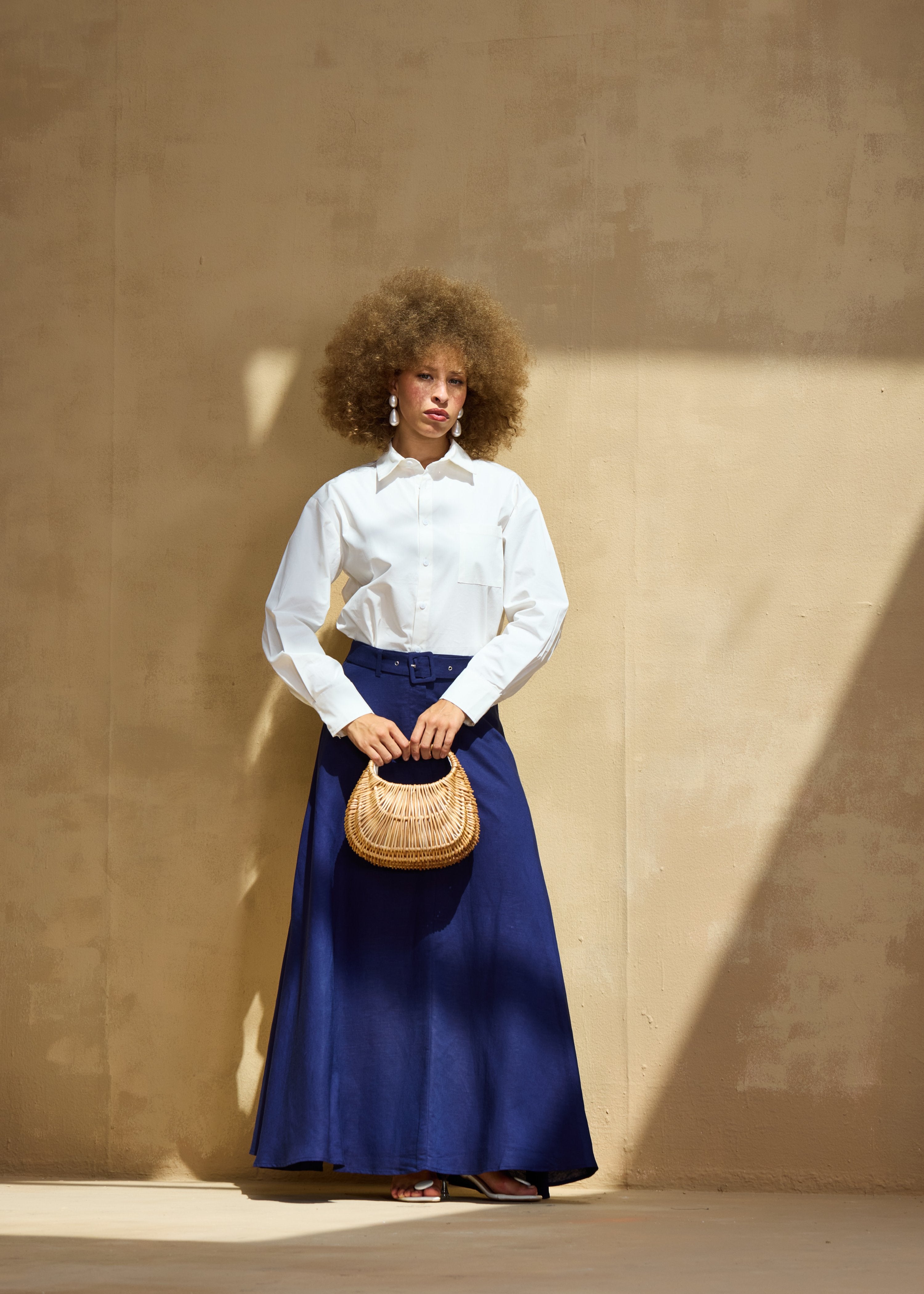 Raina Skirt - Premium Linen Skirt