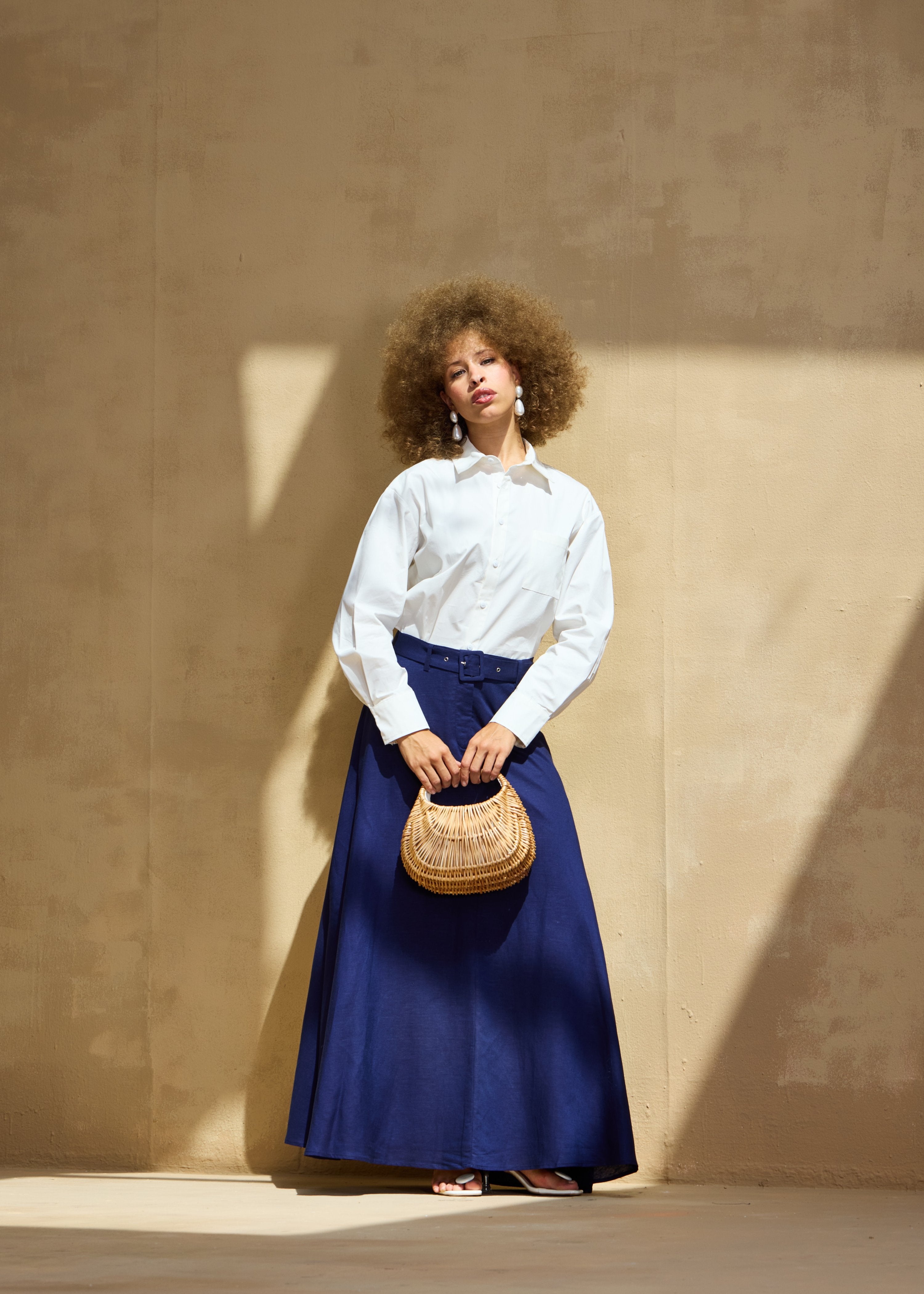 Raina Skirt - Premium Linen Skirt