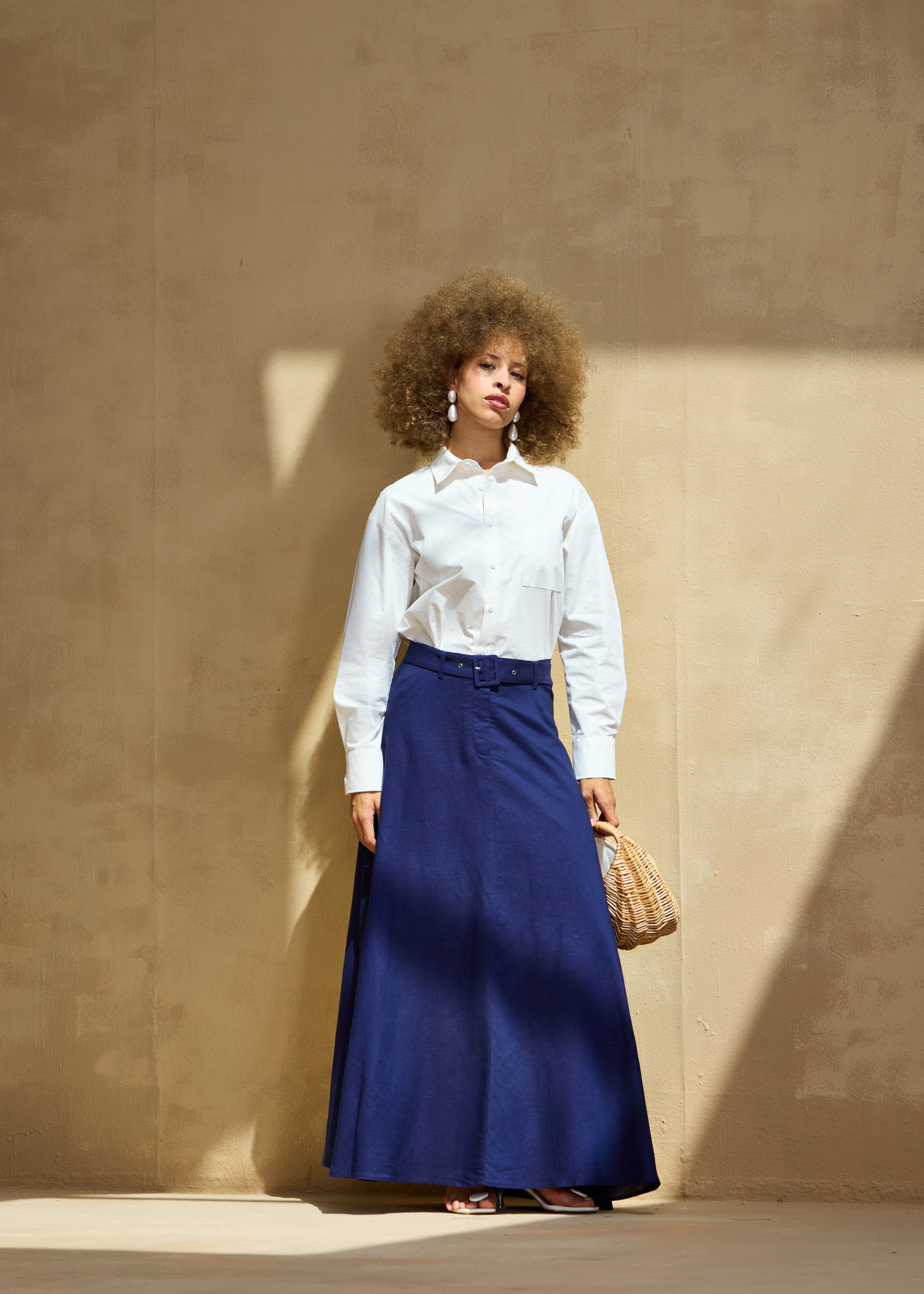 Raina Skirt - Premium Linen Skirt