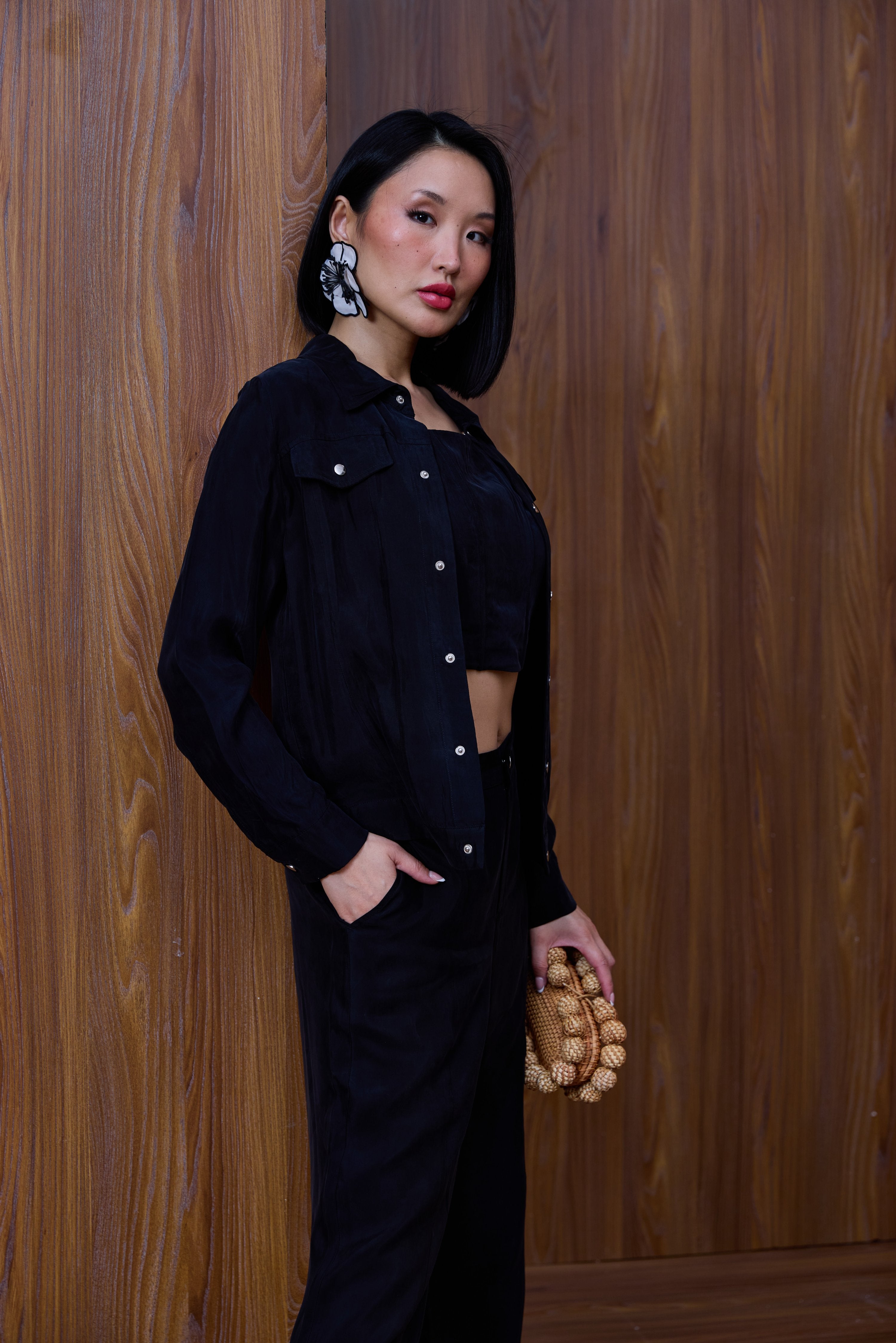 Black Pants - Premium Cupro Fabric