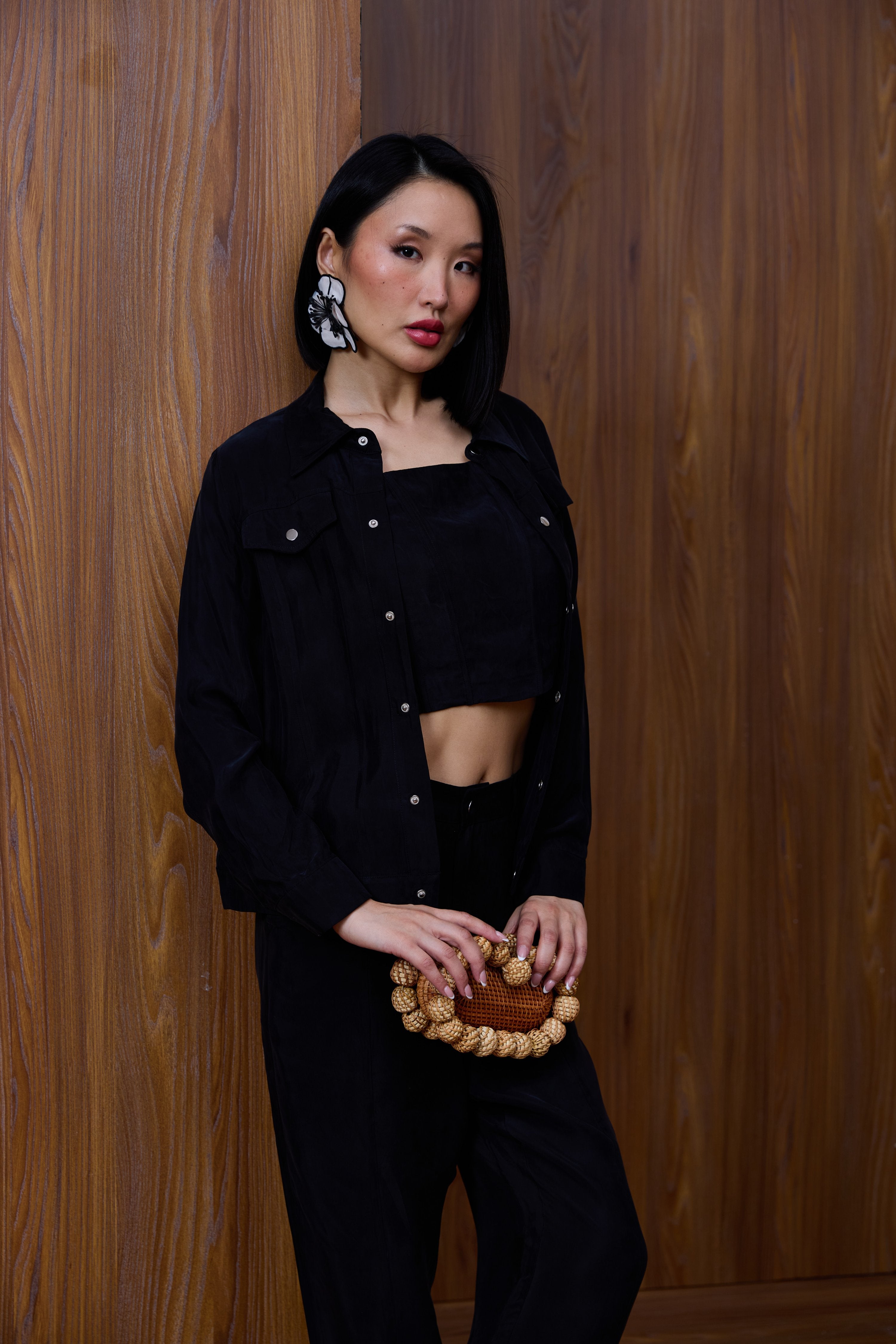 Black Pants - Premium Cupro Fabric